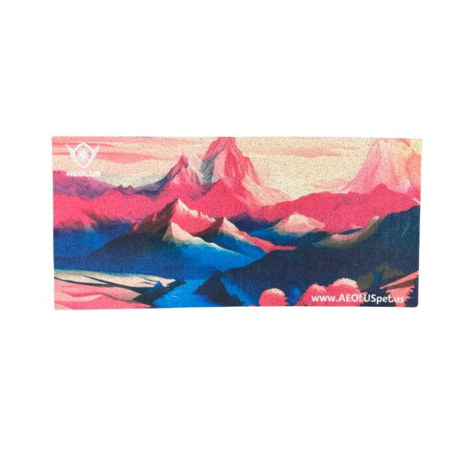 Anti Slip Grooming Bathmat (Mountains)