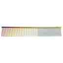 7.5" Anti Static Titanium Plated Rainbow Comb
