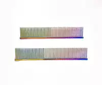 Titanium Coated Rainbow Comb