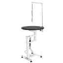 Small Round Rotating Air Lift Grooming Table