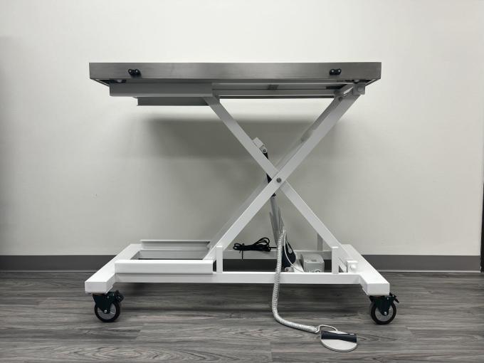 Battery Operated Veterinarian Transport Table with Stainless Steel Top
