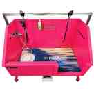Aeolus BTS-231E-CIRC Pink Electric Lift Dog Grooming Tub with GroomJet Recirculating Pump  AVAILABILITY