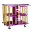 Limited Edition Purple and Gold Four Berth Dog Show Trolley