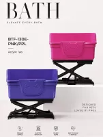 BTF-130E Electric Lift Fiberglass Dog Grooming Tub