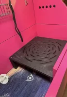 Aeolus BTS-231E-CIRC Pink Electric Lift Dog Grooming Tub with GroomJet Recirculating Pump